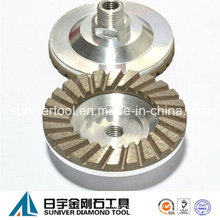 Diamond Welded Turbo Cup Wheels for Grinding Stone